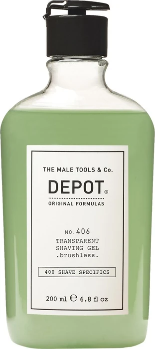 Depot No. 406 Transparent Shaving Gel Rasiergel, 200ml