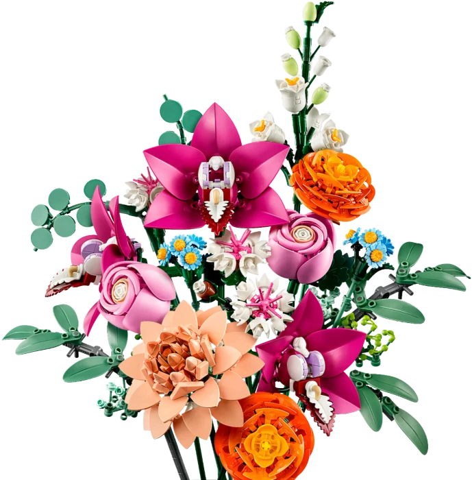 LEGO Botanicals - Schöner Rosafarbener Blumenstrauß
