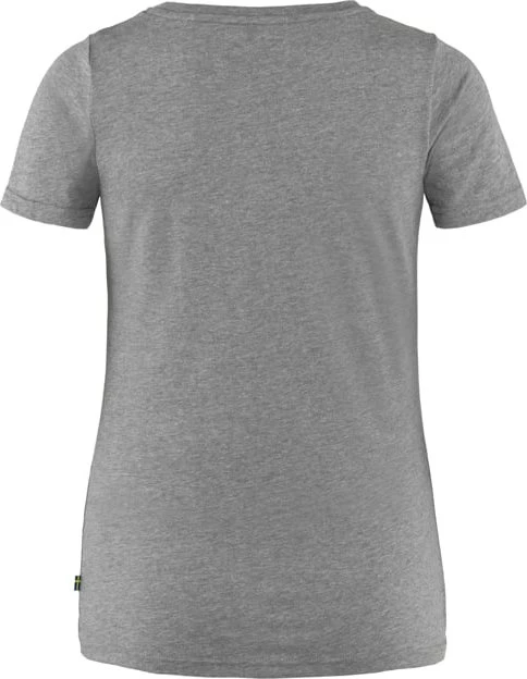 Fjällräven Logo Funktionsshirt kurzarm grey melange (Damen)