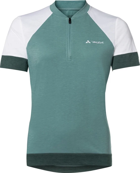 Vaude Altissimo Q-Zip Trikot kurzarm dusty moss (Damen)