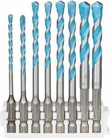 Bosch Professional HEX-9 MultiConstruction Mehrzweckbohrer-Sortiment, 8-tlg.