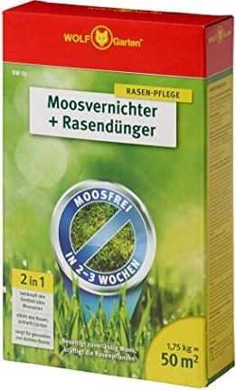 Wolf-Garten SW 50 2in1 Moosvernichter/Rasendünger, 1.75kg