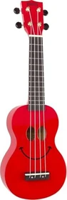 Mahalo U-Smile Series Soprano Ukulele Red