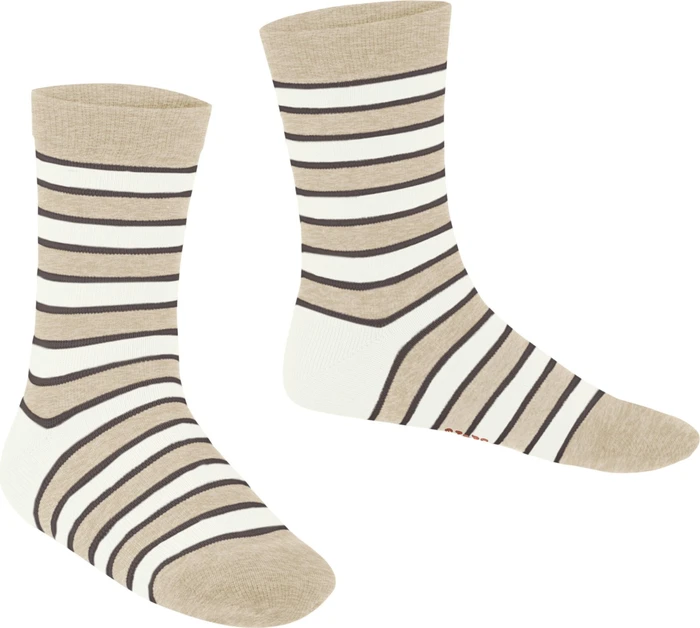 Falke Simple Stripes Socken sand mel. (Junior)