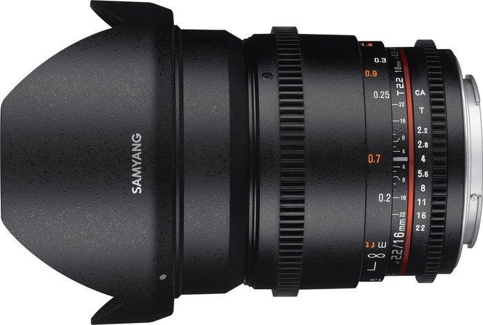 Samyang 16mm T2.2 VDSLR ED AS UMC CS II für Canon EF