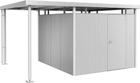 Biohort Seitendach S für Gerätehaus HighLine H5 silber-metallic