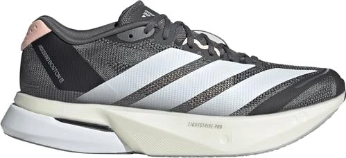 adidas Adizero Boston 13 grey five/cloud white/haze coral (Damen)