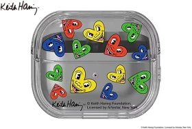 Samsung Keith Haring Heart Clear Case für die Galaxy Buds3-Serie