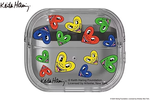 Samsung Keith Haring Heart Clear Case für die Galaxy Buds3-Serie