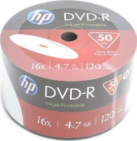 HP DVD-R 4.7GB, 16x, 50er Pack, printable