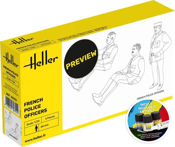 Heller Starter Kit French Gendarmerie Officers