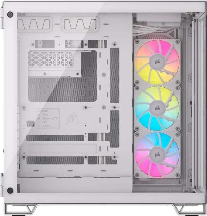 Corsair 6500X RGB iCUE LINK, weiß, Glasfenster
