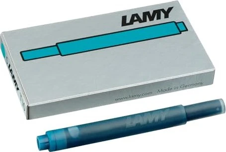 Lamy T10 Großraum-Tintenpatrone türkis, 1.25ml, 5er-Pack
