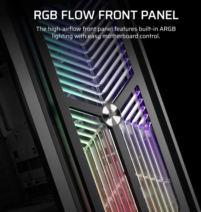 Corsair Frame 4000X RS ARGB, schwarz, Glasfenster