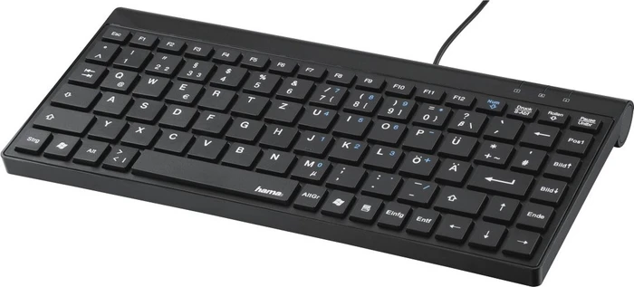 Hama SL720 Slimline Keyboard, USB, DE