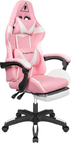 Krüger&Matz Warrior GX-150 Gamingstuhl, rosa/weiß