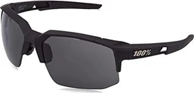 100% Speedcoupe soft tact black/smoke lens