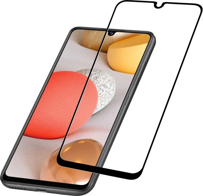 Cellularline Impact Glass Capsule für Samsung Galaxy A42 5G schwarz