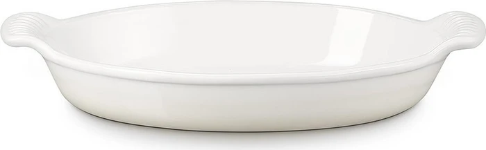 Le Creuset Auflaufform Tradition oval 28cm 1.6l white
