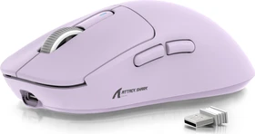 Attack Shark X3 Wireless Gaming Mouse lila, USB/Bluetooth