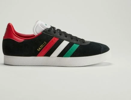 adidas Gazelle core black/cloud white/better scarlet (Herren)