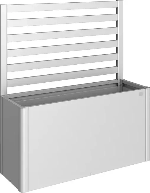 Biohort Rankgitter 399x4x91cm für Hochbeet silber-metallic