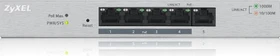 Zyxel GS1200 Desktop Gigabit Smart Switch, 5x RJ-45, 60W PoE+ (GS1200-5HP-EU0101F)
