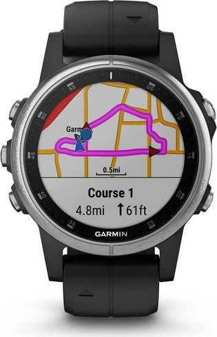 Garmin Fenix 5S Plus silber/schwarz