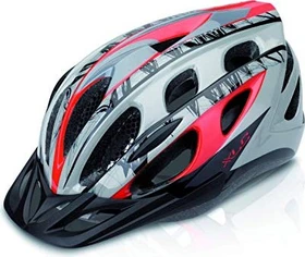 XLC BH-C18 Helm grau/rot ethnic