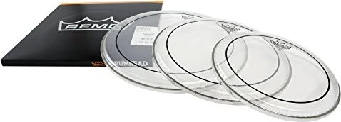 Remo Pinstripe Clear 10"