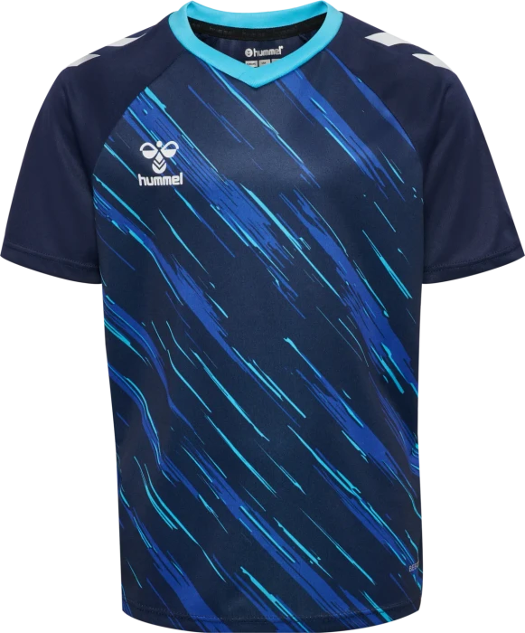 hummel Match Triumph Trikot kurzarm marine/aquarius (Junior)