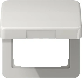 Jung Serie CD Klappdeckel Thermoplast, lichtgrau