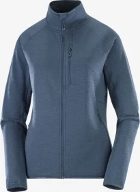 Salomon Essential Lightwarm Jacke blue nights (Damen)