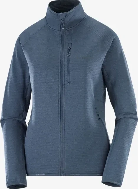 Salomon Essential Lightwarm Jacke blue nights (Damen)