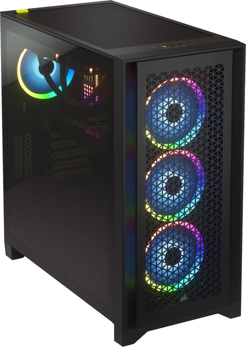 Corsair 4000D Airflow, schwarz, Glasfenster