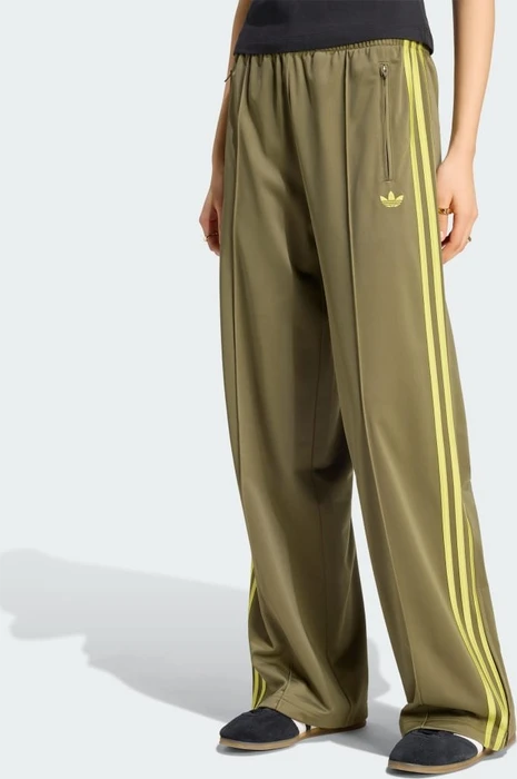 adidas Firebird Trainingshose lang olive strata/preloved lime (Damen)