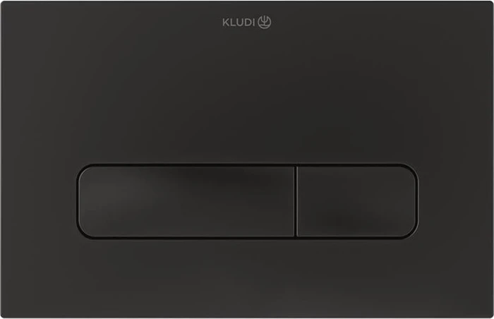 Kludi Betätigungsplatte eckig 236x152mm matt black