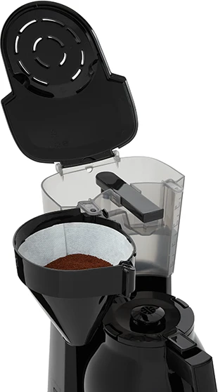 Melitta Easy Therm Kaffeemaschine mit 2 Kannen schwarz