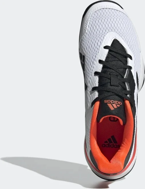 adidas Barricade cloud white/core black/solar red (Junior)