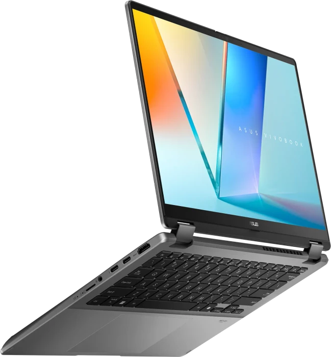 ASUS VivoBook 14 Flip TP3407SA-QL003W, Matte Gray, Core Ultra 5 226V, 16GB RAM, 512GB SSD, DE