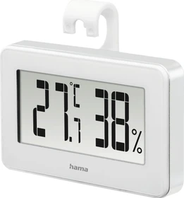 Hama Mini Hygrometer-Temperaturstation weiß, digital