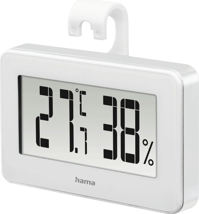 Hama Mini Hygrometer-Temperaturstation weiß, digital