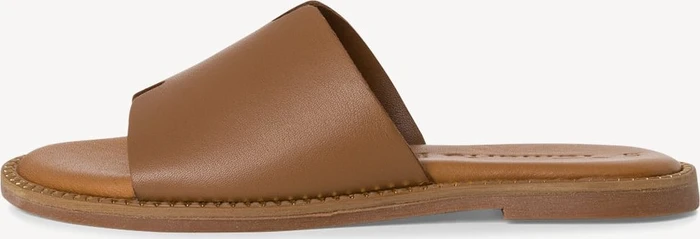 Tamaris Lederpantolette braun (Damen)