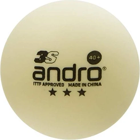 andro Speedball Tischtennisbälle, 3 Stück
