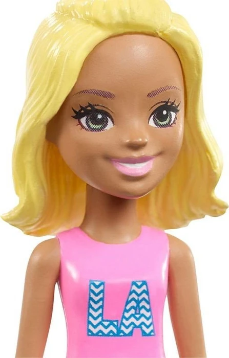 Mattel Barbie - On The Go Puppe mit pinkem Shirt