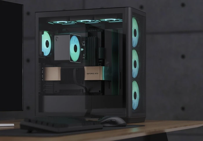 APNX Creator C1 Black, schwarz, Glasfenster