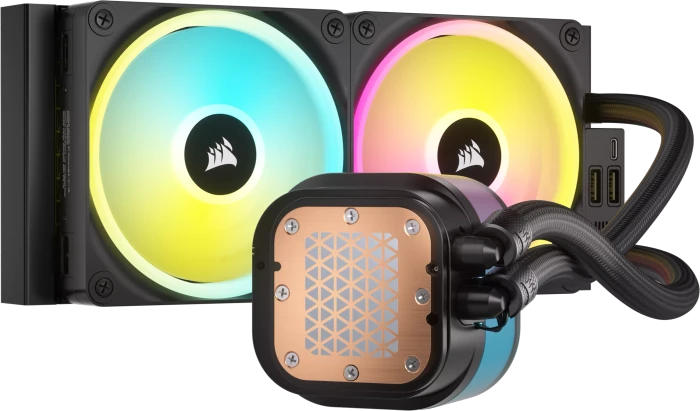 Corsair iCUE LINK H100i RGB, schwarz