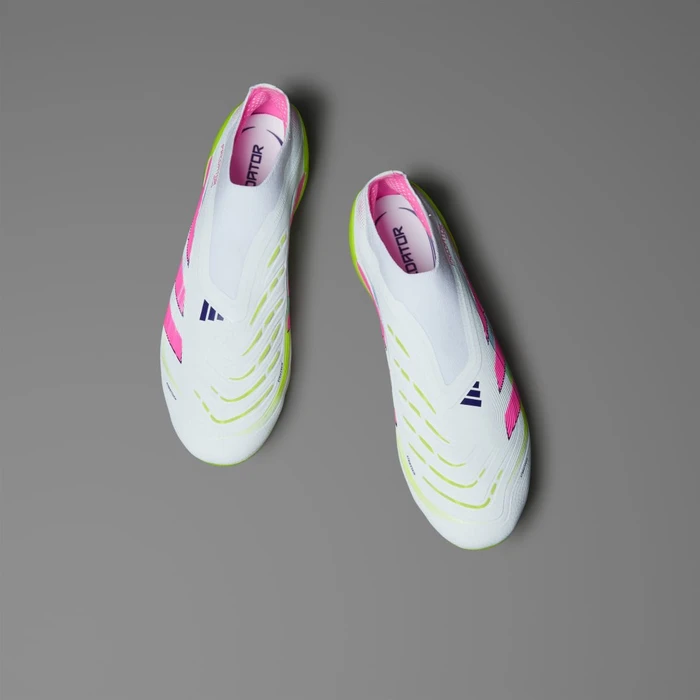 adidas Predator Elite Laceless FG cloud white/lucid pink/lucid lemon
