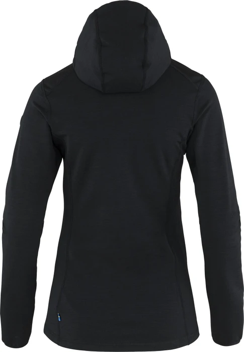Fjällräven Keb Fleece Hoodie Jacke schwarz (Damen)