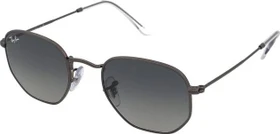 Ray-Ban RB3548N Hexagonal Flat Lenses 48mm polished gunmetal/grey gradient